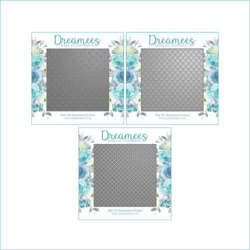 3D Pretty Petals 6x6 Embossing Folder - Buy The Collection